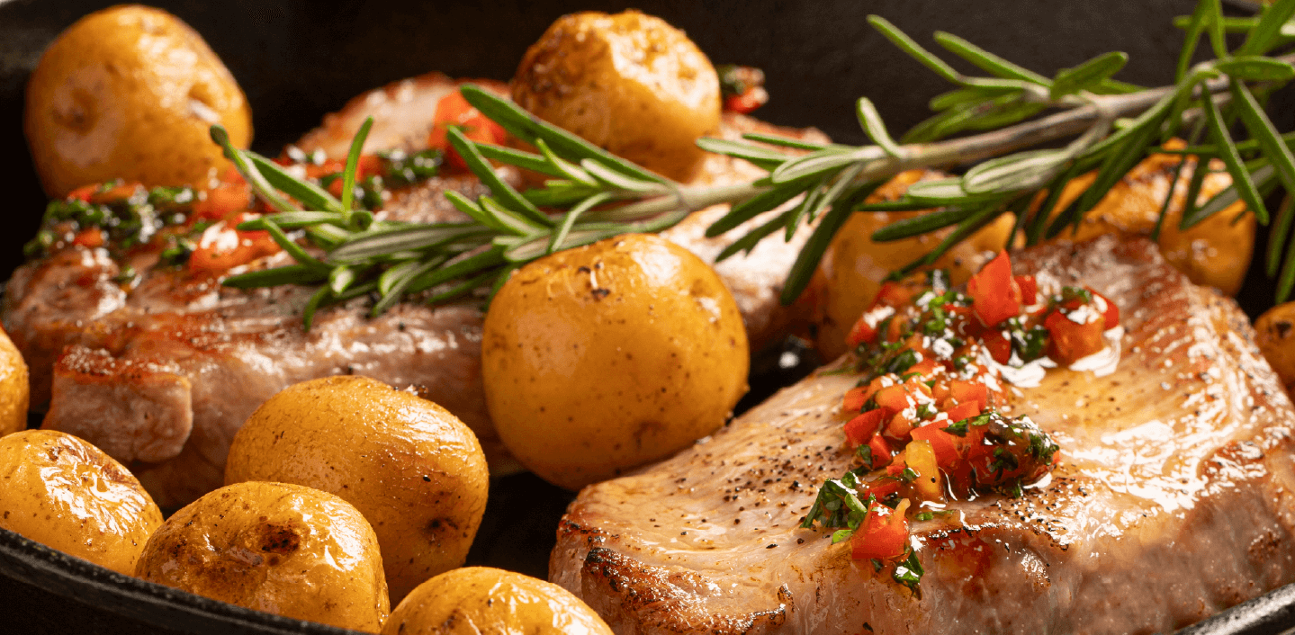 Receta Rápida con Bife de Bondiola de Cerdo Ranchera con Salsa de Pimentón Casera